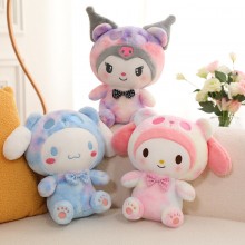 16inches Melody Cinnamoroll Kuromi anime plush doll 40cm