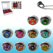 One Piece anime rings set(10pcs a set)