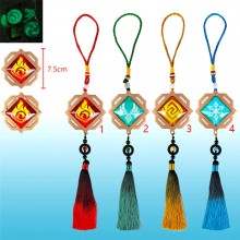 Genshin Impact Liyue Vision game two-sided luminous key chain