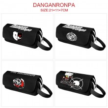 Dangan Ronpa anime canvas pen case pencil bag