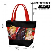 Fullmetal Alchemist anime waterproof leather tote ...