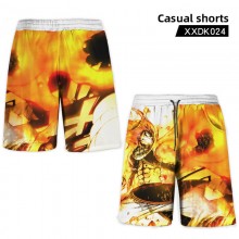 Fairy Tail anime casual shorts trousers