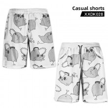 Chainsaw Man anime casual shorts trousers