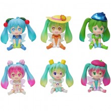 Hatsune Miku anime figures set(6pcs a set)(OPP bag...