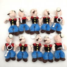 6inches Popeye the Sailor plush dolls set(10pcs a ...