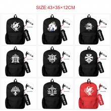 Genshin Impact game backpack bag + pen bag