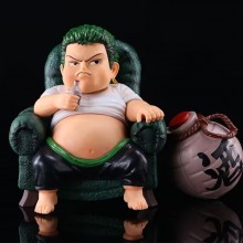 One Piece Fat Zoro drinking anime figure