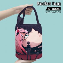 DARLING in the FRANXX cylinder bucket shaped handb...