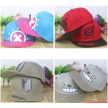 Naruto Attack on Titan One Piece Totoro anime cap sun hat