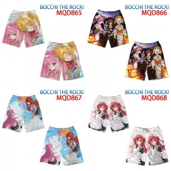 Bocchi The Rock anime beach pants shorts middle pants