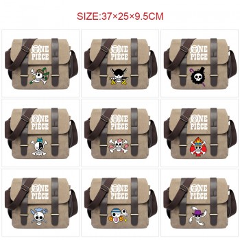 One Piece anime canvas satchel shoulder bag