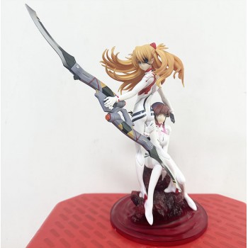 EVA Asuka Langley Soryu and Mari Makinami Illustrious anime figure