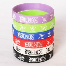 One Piece anime silicon bracelet wristband