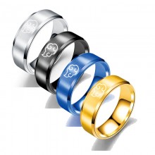 Naruto red cloud anime rings(OPP bag)