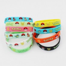 Pokemon anime silicone bracelet wristband