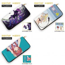 The Demon Girl Next Door anime long zipper leather wallet purse