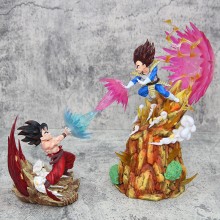 Dragon Ball Son Goku VS Vegeta anime figure(can li...