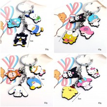 Melody kitty Cinnamoroll Kuromi Pochacco anime key chain