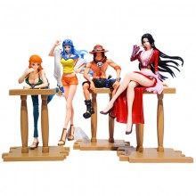 One Piece Hancock Nami VIVI ACE  anime figure