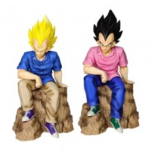 Dragon Ball Vegeta sitting anime figure