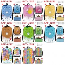 Care Bears anime nylon backpack bag shoulder penci...