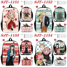SPY x FAMILY anime nylon backpack bag shoulder pen...