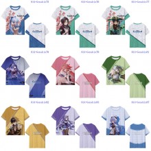 Genshin Impact game micro fiber t-shirt t shirts