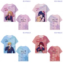 Oshi no Ko anime micro fiber t-shirt t shirts