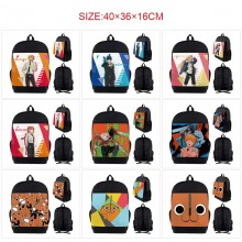 Chainsaw Man anime nylon backpack bag