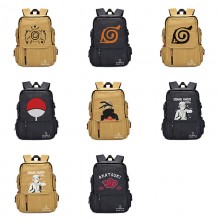 Naruto anime canvas backpack bag