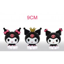 Kuromi anime figures set(3pcs a set)(OPP bag)