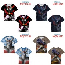 Mazinger Z anime modal short sleeve t-shirt t shirts