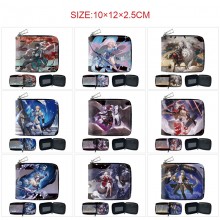 Honkai Star Rail game zipper wallet purse