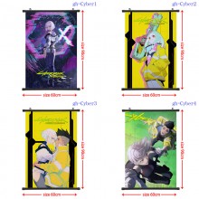 Cyberpunk edgerunners game wall scroll wallscrolls