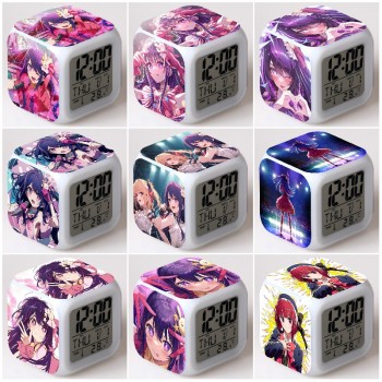 Oshi no Ko anime colorful alarm clock