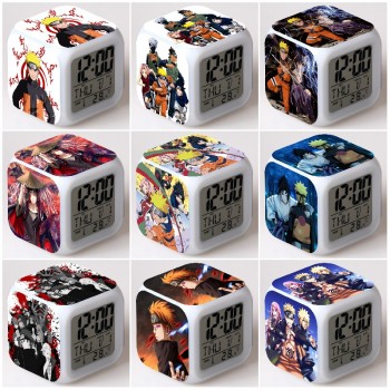 Naruto anime colorful alarm clock