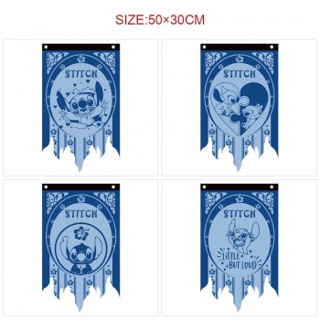 Stitch anime flags 30*50CM