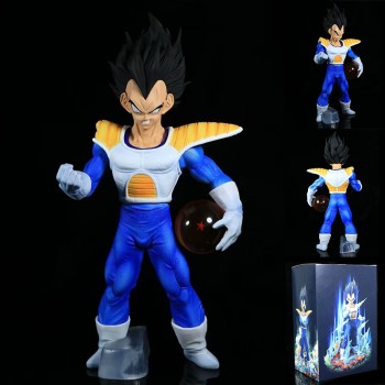 Dragon Ball White Hole Vegeta hold the ball anime figure