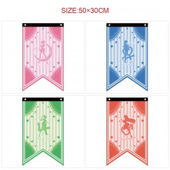 Sailor Moon anime flags 50*30CM