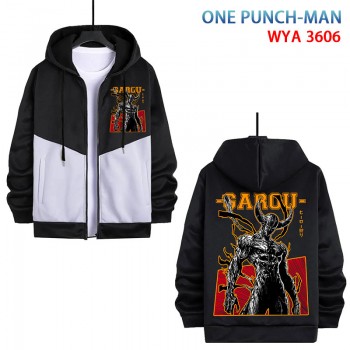 One Punch Man anime zipper cotton long sleeve hoodies cloth