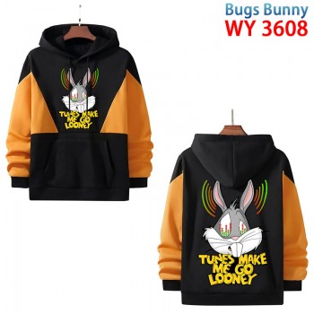 Bugs Bunny anime cotton long sleeve hoodies cloth