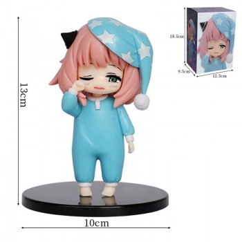 SPY x FAMILY pajamas Anya Forger anime figure 13CM