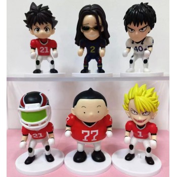 Eyeshield21 anime figures set(6pcs a set)(OPP bag)