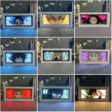 Demon Slayer anime 3D LED light box RGB remote control lamp