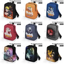 Naruto anime full color mini backpack bag