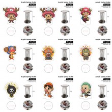 One Piece anime acrylic spring shake