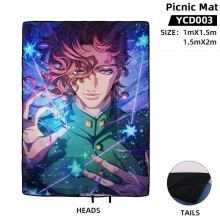 JoJo's Bizarre Adventure anime waterproof cloth camping picnic mat pad