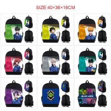 Blue Lock anime nylon backpack bag