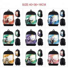 Genshin Impact game nylon backpack bag