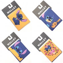 Stitch anime silicone wallet purse